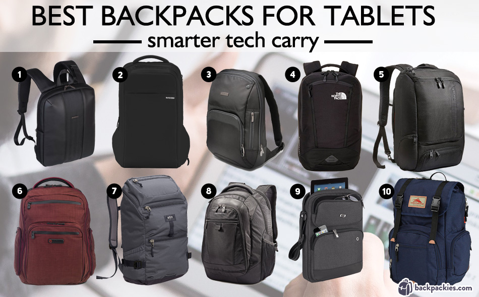 Backpack with tablet pocket - best backpacks for tablets