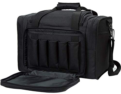 AUMTISC Pistol Range Bag Tactical Shooting Gun Range Bag with Penty of Room for Handguns Lightweight...