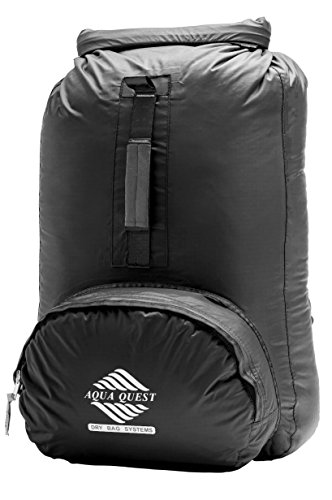 Aqua Quest Himal Backpack - 100% Waterproof 25L Dry Bag - Lightweight, Foldable, External Pocket -...