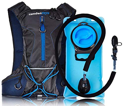 Hydration Backpack Running, with 2L Water Bag Pack Black