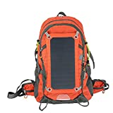 GDSZ Solar Backpack With 2L Water Bag Riding Bag, With Solar Panels Mountaineering Bag Laptop Bag,...