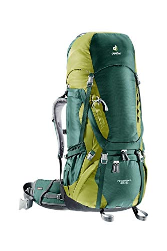 Deuter Aircontact 65+10 Backpack - Forest/Moss
