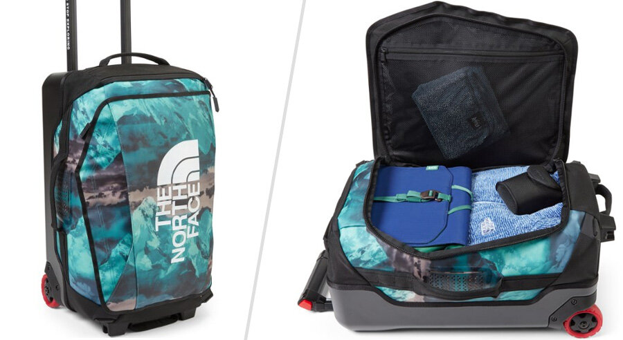 North Face Rolling Thunder wheeled luggage for teenager