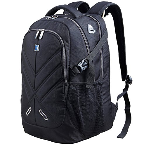 17.3 inch Laptop Backpack with Rain Cover Shockproof Waterproof Travel Work Backpack School...