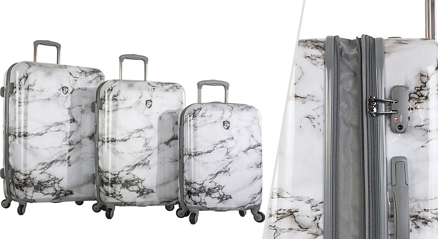 Heys American marble luggage set for teens