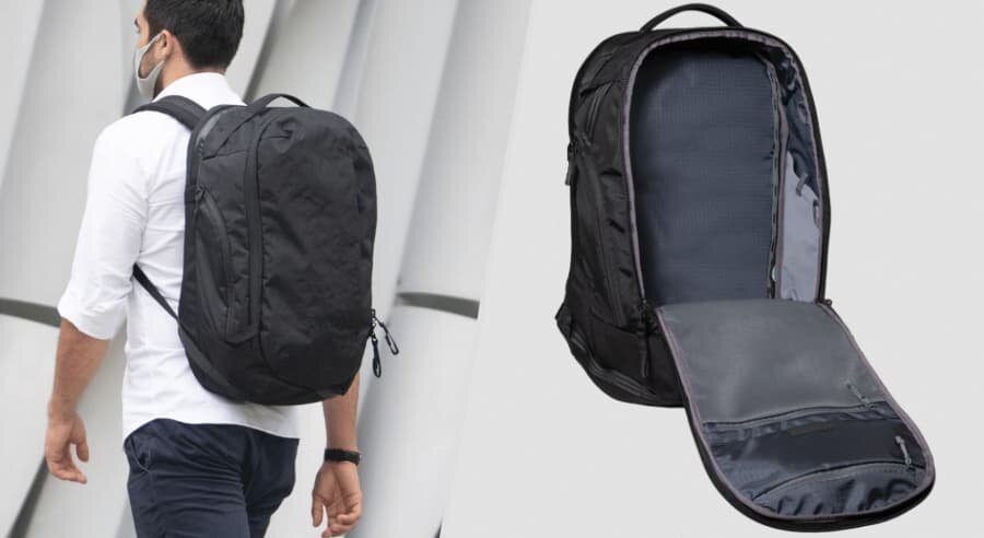 Able Carry Max clamshell backpack