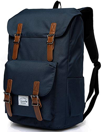 VASCHY Men Backpack Water-resistant Hiking Daypack Travel School Backpack