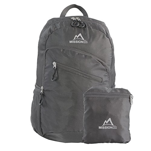 Mission Peak Gear Lite 1800 25L Foldable Packable Hiking Backpack Daypack, Ultra Lightweight,...
