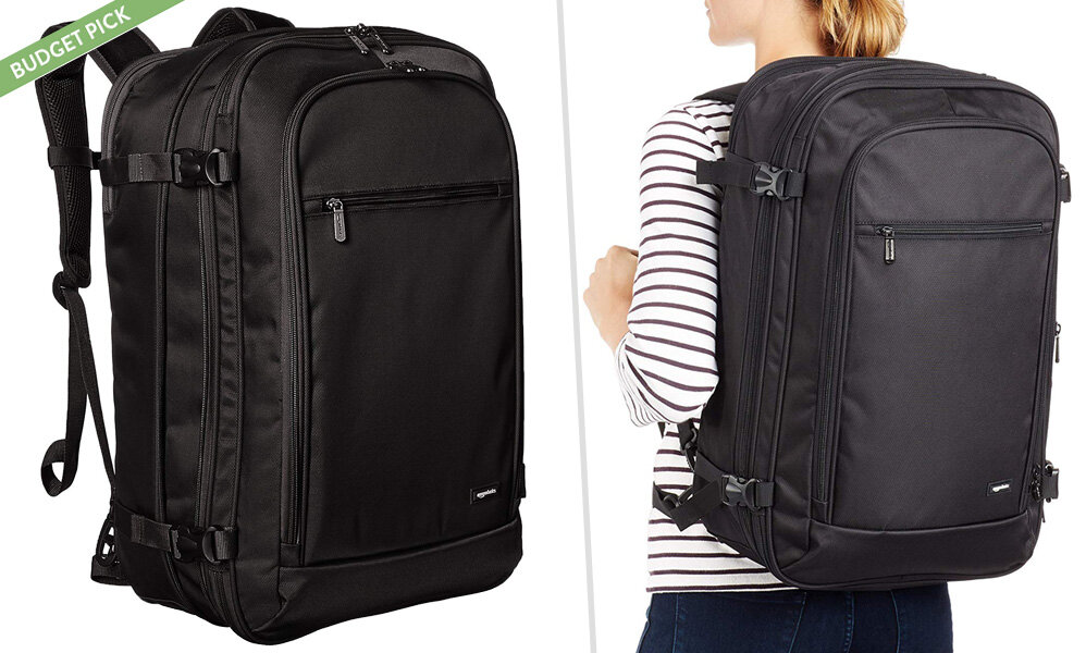 AmazaonBasics Travel Carry On backpack for women