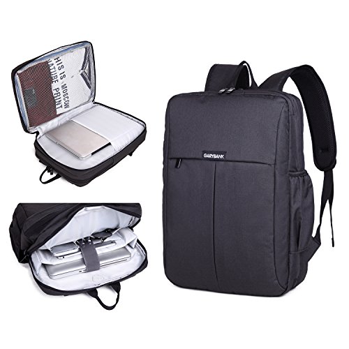 Garybank Waterproof Laptop Backpack for Women Men Both Top Loader and Panel Loader Slim Business...