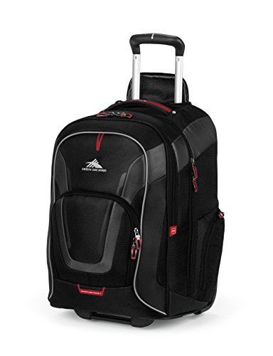 High Sierra AT7 Outdoor Wheeled Backpack, Black, One Size