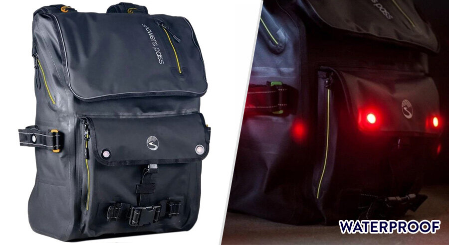 Showers Pass Transit high visibility backpack for commuting