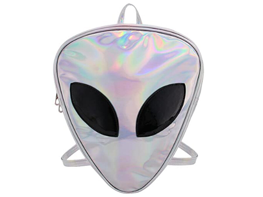 Alien holographic backpack