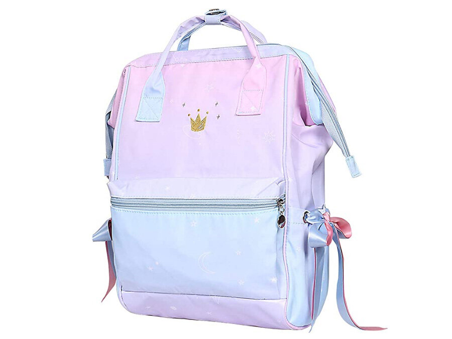 Cute pastel aesthetic backpack for school