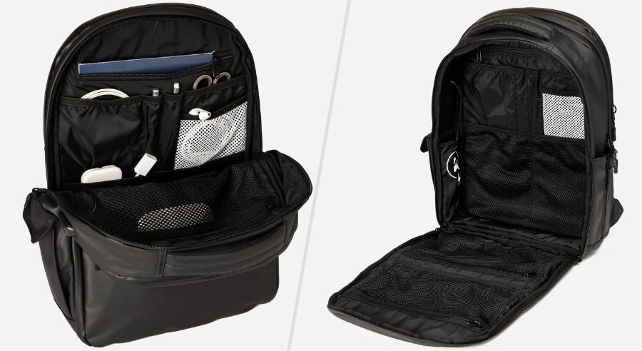 Dual main compartment access on the Ridge Commuter Weatherproof backpack