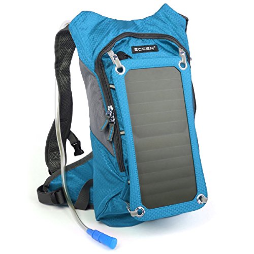 Solar Backpack 7W Solar Panel Charge for Cell Phones and 5V Device Power Supply