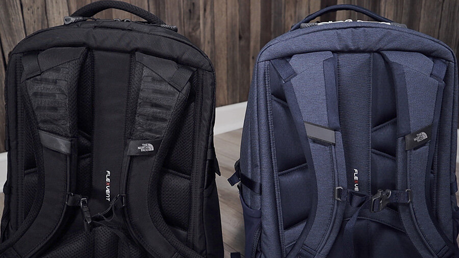 The North Face Recon vs Surge backpacks