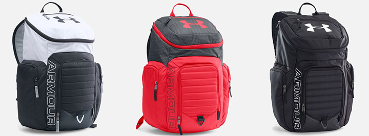Under Armour Storm Undeniable II backpack. Available in multiple colors.