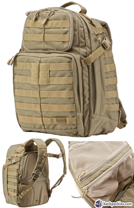 5.11 Rush 24 tactical backpack - best crossfit backpack - Find out more at backpackies.com