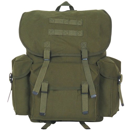 Fox Outdoor Products NATO Style Rucksack, Olive Drab, 19 x 12-Inch