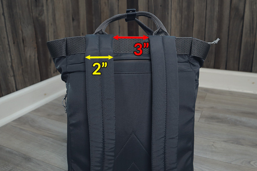 Topologie Haul backpack fit and size