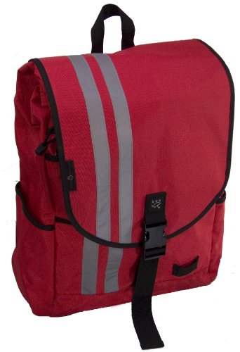 Banjo Brothers Commuter Backpack (Medium, Red)