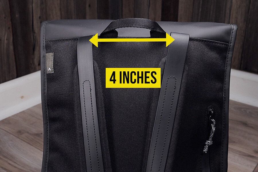 Topologie Satchel backpack review - shoulder strap fit