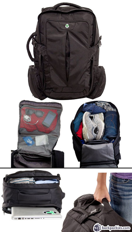 Tortuga travel backpack - Tom Bihn Aeronaut alternative- Learn more at backpackies.com