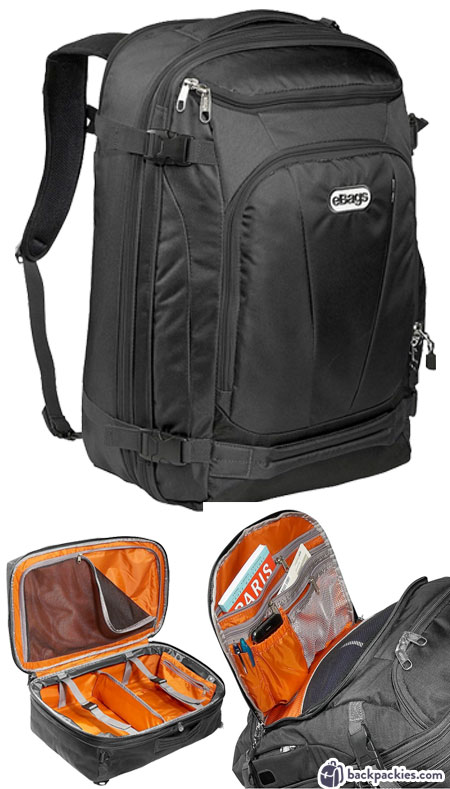 eBags Mother Lode travel backpack - Tom Bihn Aeronaut alternative - Learn more at backpackies.com