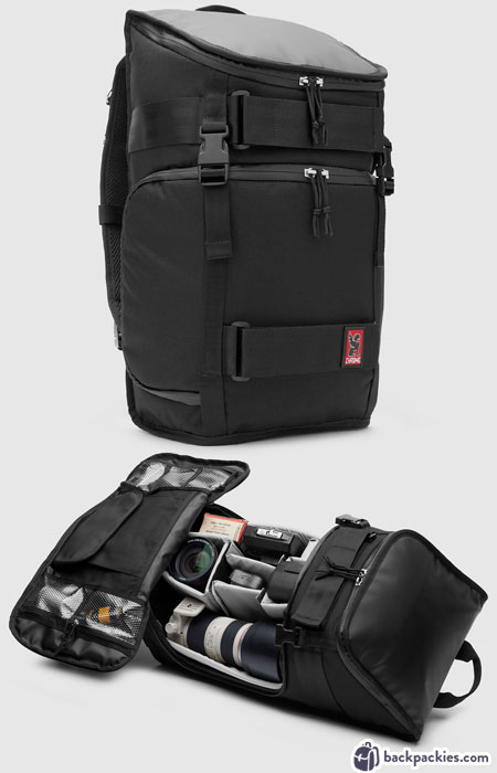 Chrome Niko camera backpack - Peak Design alternative to Everyday Backpack - backpackies.com