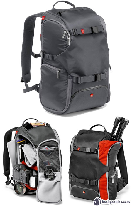 Manfrotto Travel Camera backpack - best Peak Design Everyday Backpack alternative - backpackies.com