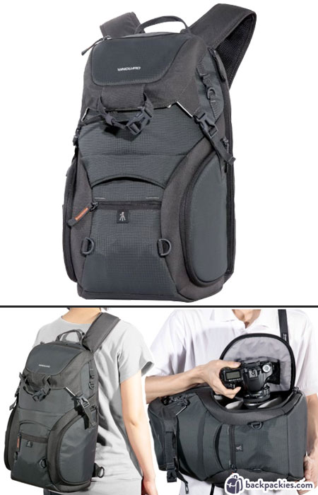 Vanguard Adaptor 46 Side Access Camera backpack - Peak Design Alternative - backpackies.com