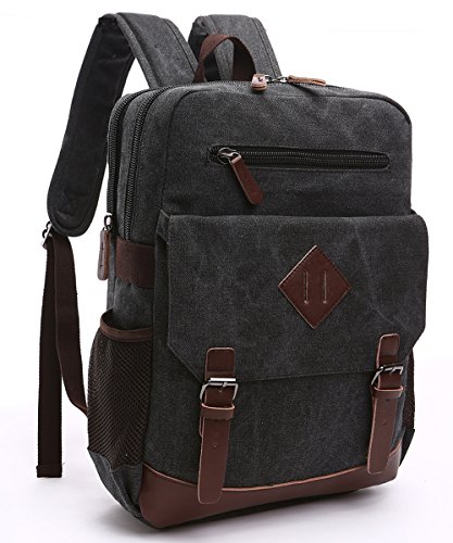 Cool Walker Vintage Canvas College Backpack School Bag Laptop Backpack Travel Bag Highgrade...