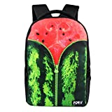 FOR U DESIGNS Funny Watermelon Travel Outdoor Sport Backpack Girls Rucksacks Bookbags for Teens