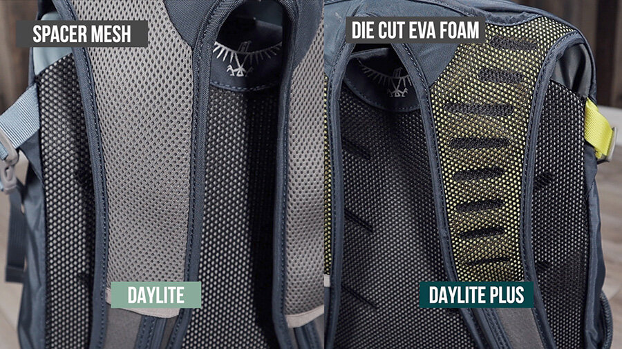 Daylite vs Daylite Plus shoulder strap materials