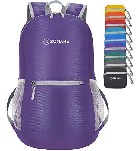 ZOMAKE Ultra Lightweight Hiking Backpack - Water Resistant Small Backpack Packable Daypack for Women...