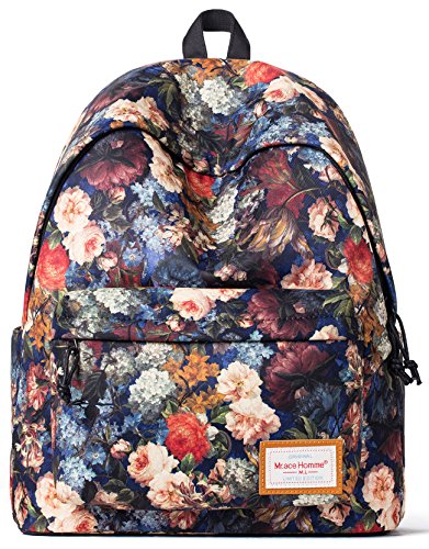 Forestfish School Backpack Bookbags Lightweight Travel Daypack Laptop Bag for Grils Women Gift