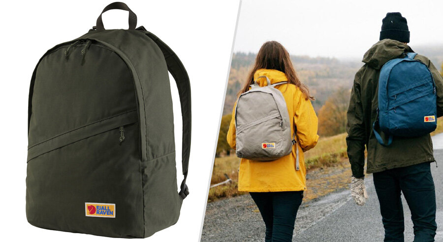 Fjallraven Vardag backpack made from recycled materials