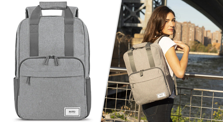 Solo Re:claim recycled backpacks for travel and urban carry