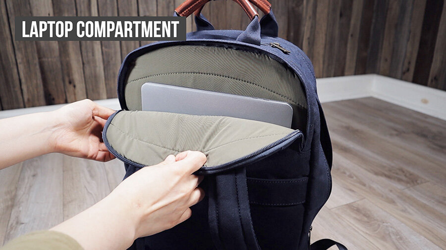 Day Owl backpack laptop compartment