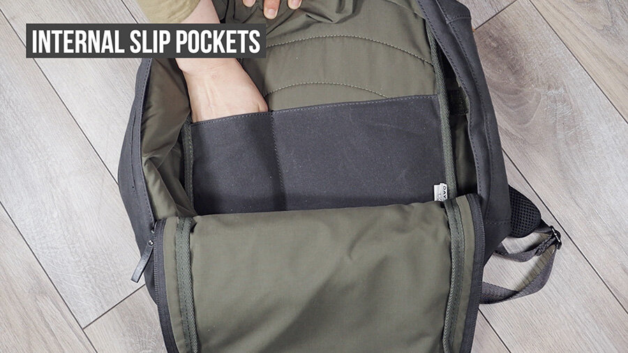 Day Owl backpack inside pockets
