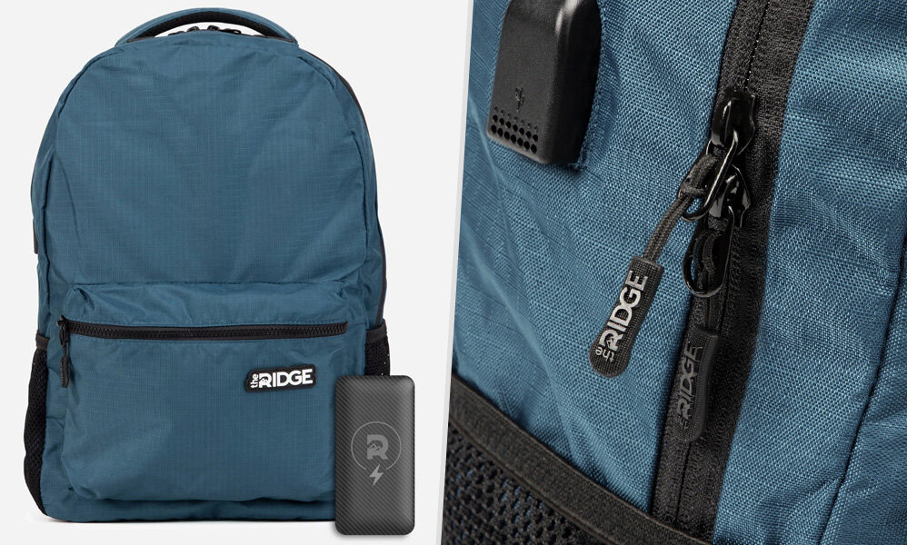 The Ridge Classic charging backpack