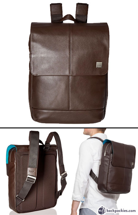 Knomo Hudson leather backpack for men. We list the best men’s backpacks for work. Come see which other business backpacks made the list!