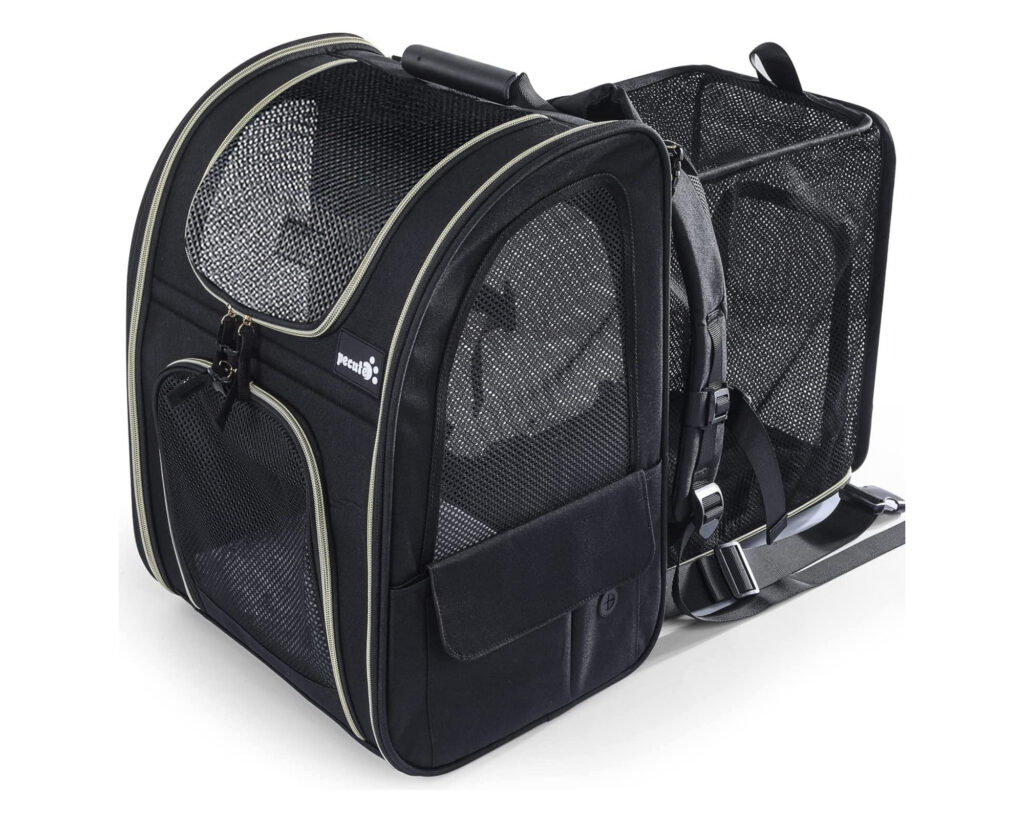 Cat backpacks with window: Pecute Pet Carrier Backpack