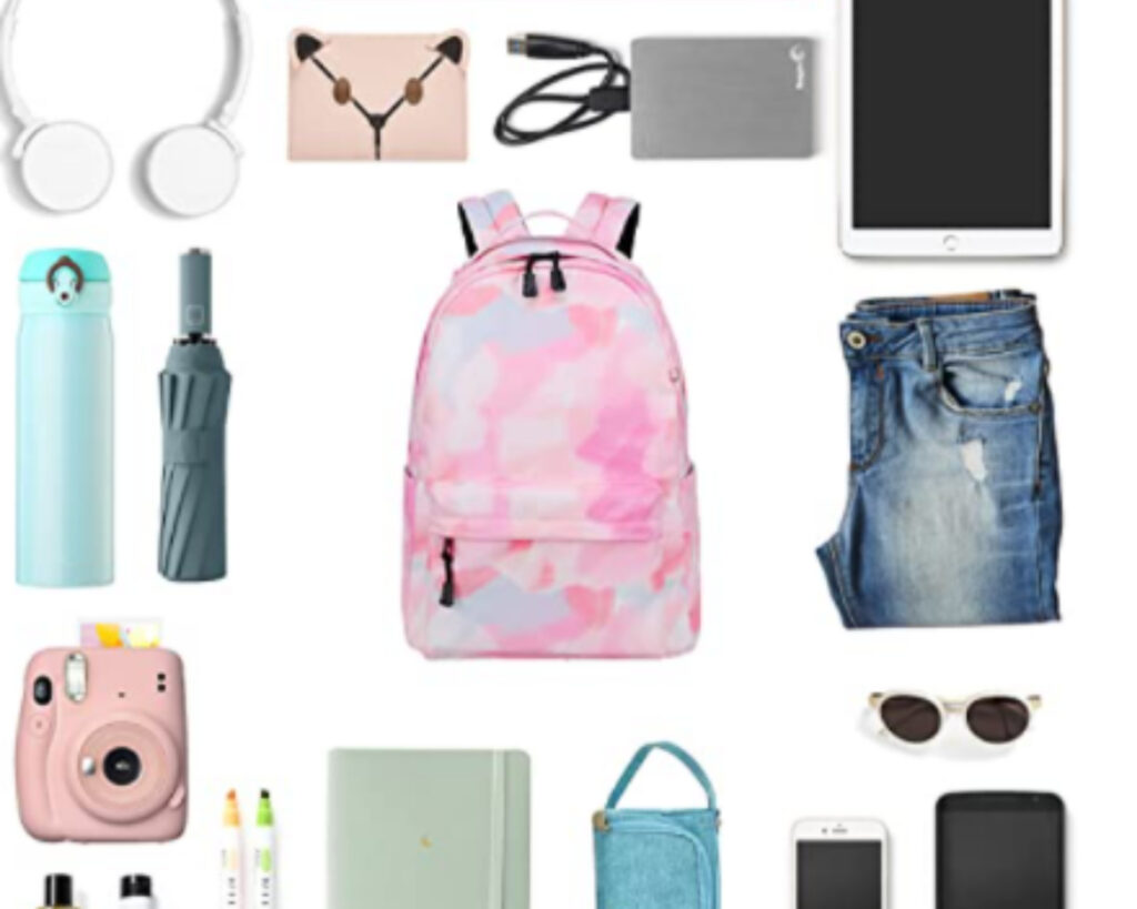 Aesthetic Backpacks: Fitmyfavo Backpack Bookbag