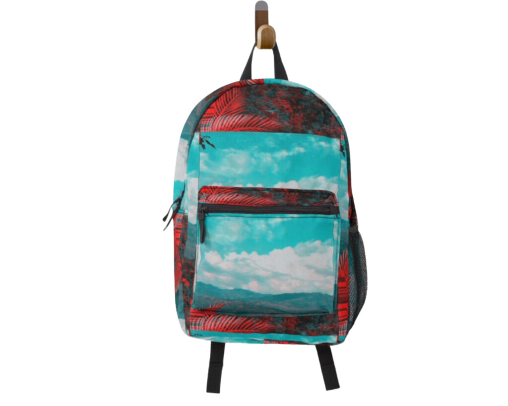 Aesthetic Backpacks: Aesthetic Vaporwave Spread Backpack
