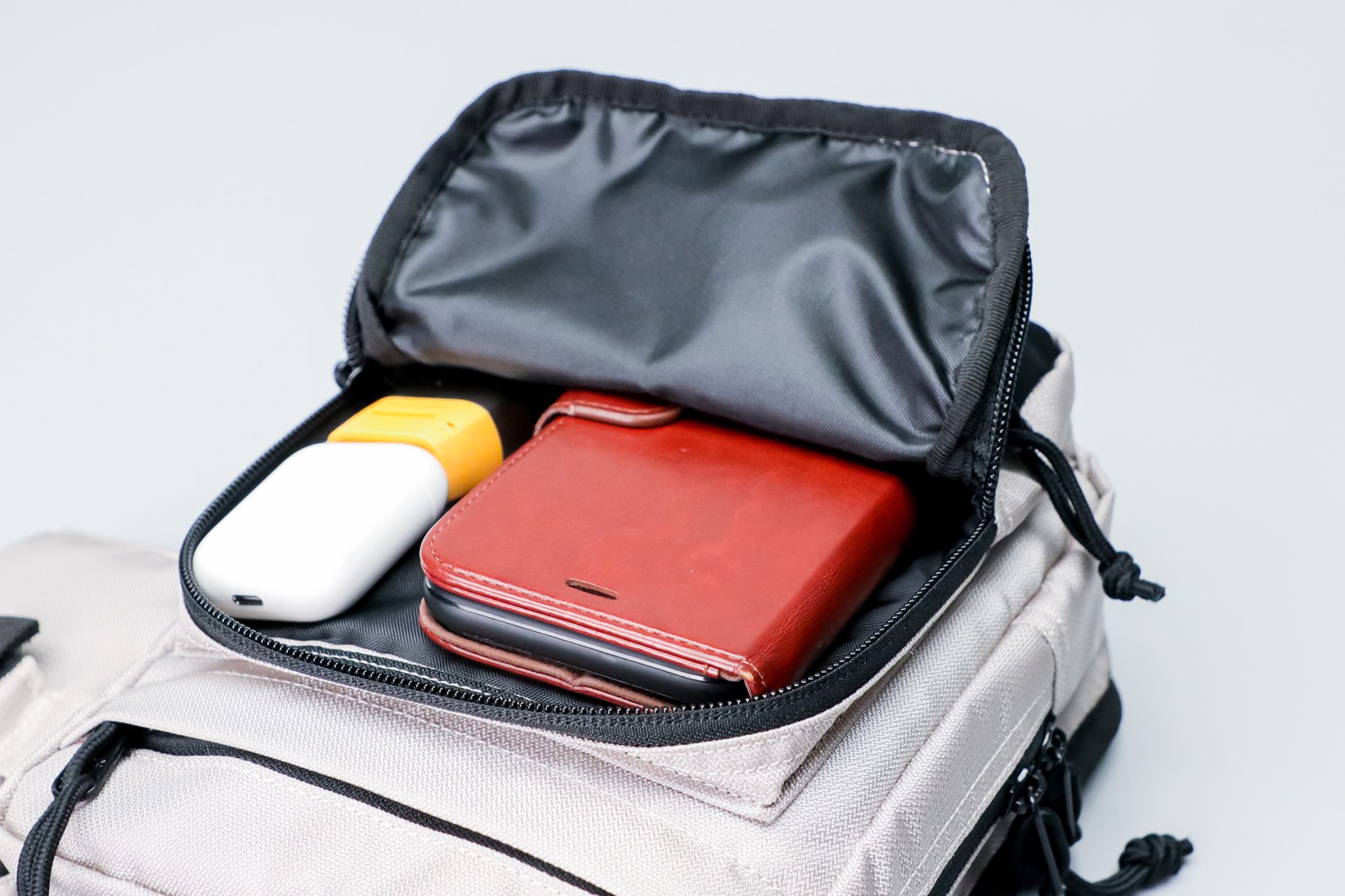 Carhartt WIP Delta Shoulder Bag Front Pocket Open