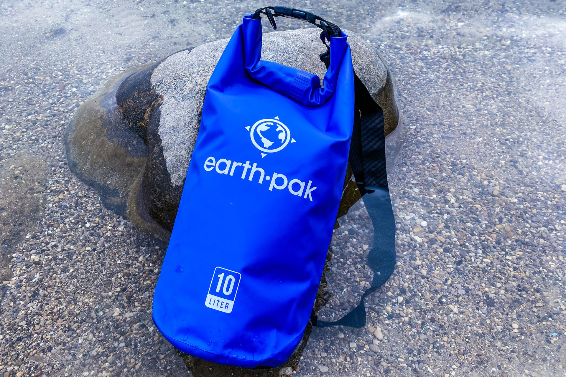 Earth Pak Original Waterproof Dry Bag In The Water