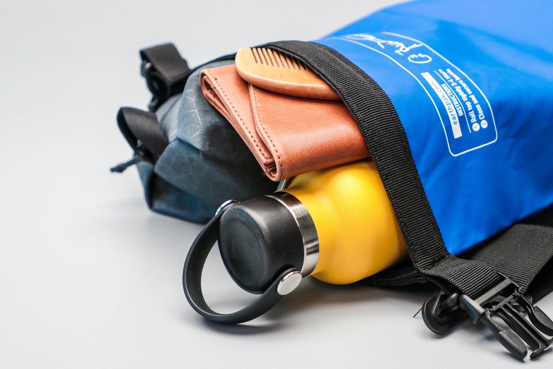 Earth Pak Original Waterproof Dry Bag Packed With Gear