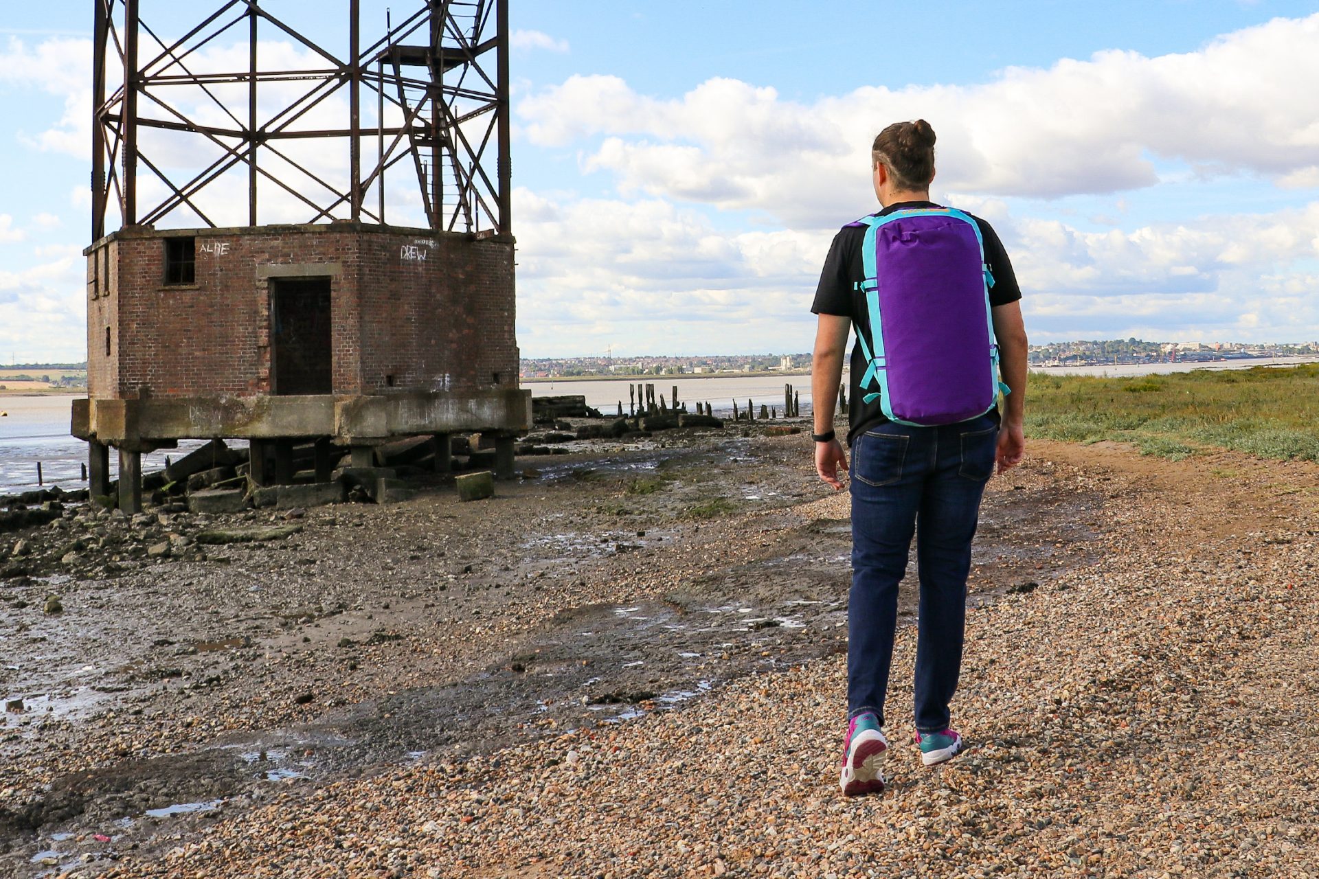 Wearing The North Face Base Camp Duffel As A Backpack In Essex England